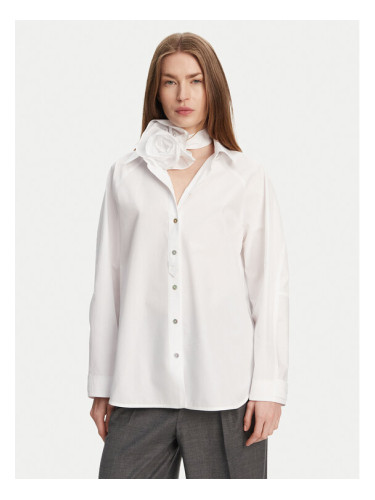 Marella Риза Von 2513111014 Бял Relaxed Fit