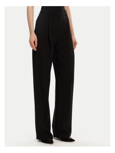 Elisabetta Franchi Текстилни панталони PA-081-51E2-V360 Черен Regular Fit