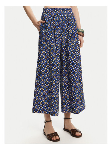 Weekend Max Mara Панталони тип кюлоти Virgin 2515131102 Син Relaxed Fit