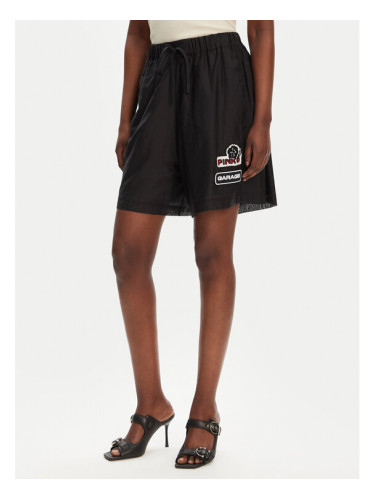 PINKO Шорти от плат Lewis 105243 A2M7 Черен Regular Fit