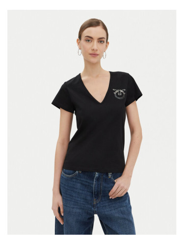 PINKO Тишърт 100372 A24E Черен Regular Fit
