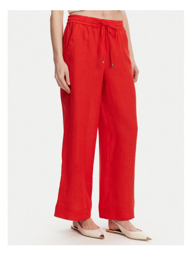 Marella Текстилни панталони Mattino 2513131084 Червен Wide Leg