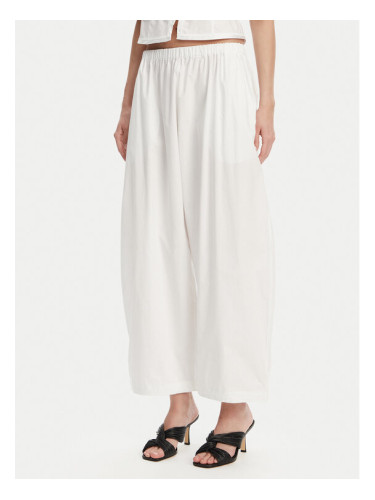 PINKO Текстилни панталони 105210 A2LD Бял Relaxed Fit