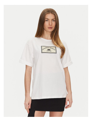 Elisabetta Franchi Тишърт MA-035-51E2-V170 Бял Regular Fit