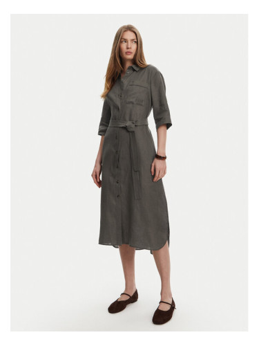 Max Mara Leisure Рокля тип риза Salute 2516221028 Зелен Regular Fit