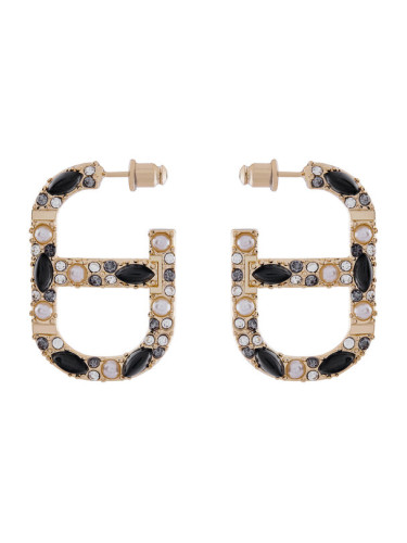 TWINSET Обици 251TO5060 Черен