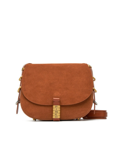 PINKO Дамска чанта Saddle Classic PE 25 PLTT 103830 A29N Кафяв