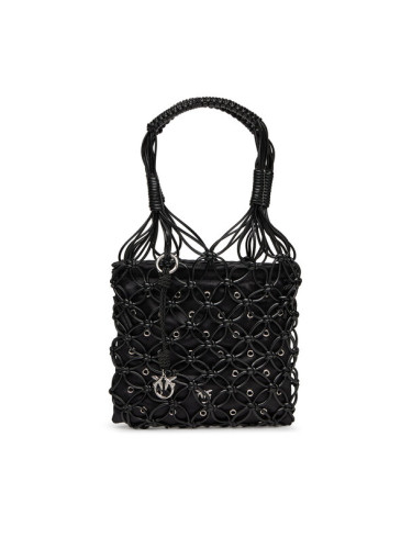 PINKO Дамска чанта Handbag Mini Pe 25 Pltt 105165 A2LA Черен