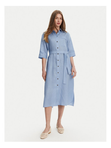 Max Mara Leisure Рокля тип риза Salute 2516221028 Светлосиньо Regular Fit