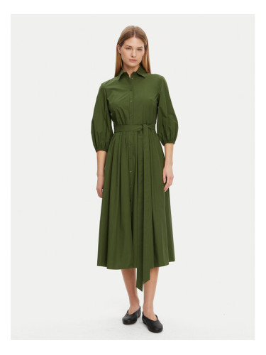 Weekend Max Mara Рокля тип риза Kenita 2515221202 Зелен Regular Fit