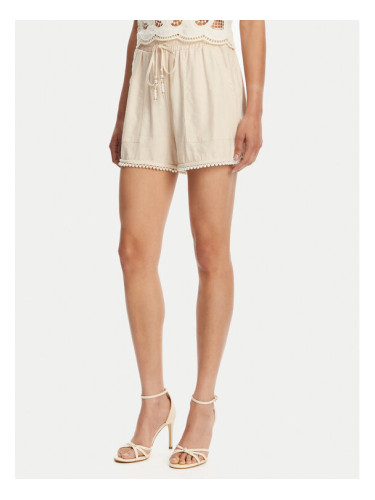 TWINSET Шорти от плат 251LM2QGG Бежов Regular Fit