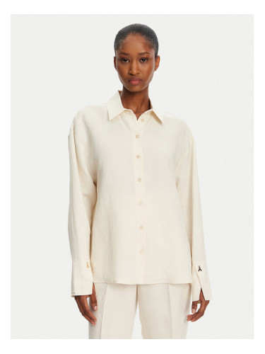 Patrizia Pepe Риза 2C1602 A052 B823 Екрю Regular Fit