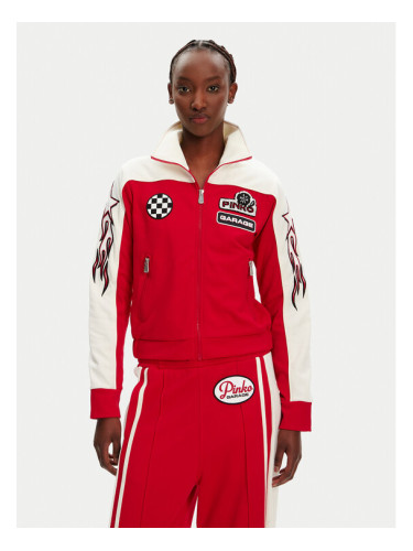 PINKO Суитшърт Edgar 105273 A2MD Червен Regular Fit