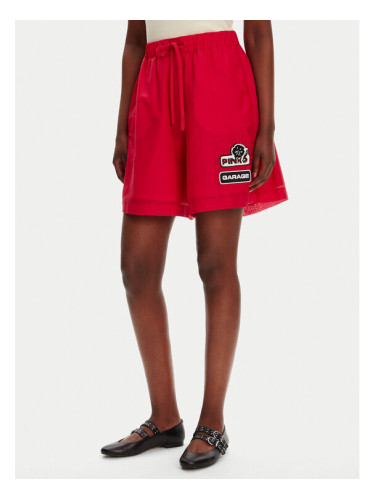 PINKO Шорти от плат Lewis 105243 A2M7 Червен Regular Fit
