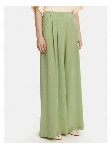 Marella Панталони тип палацо Sedia 2513131142 Зелен Wide Leg