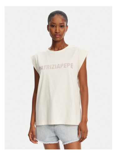 Patrizia Pepe Тишърт 2M4418/J295-B823 Бежов Regular Fit