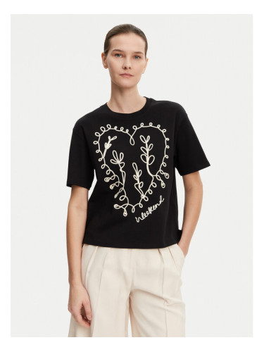 Weekend Max Mara Тишърт Lecco 2515941052 Черен Boxy Fit