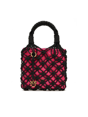 PINKO Дамска чанта Handbag Mini Pe 25 Pltt 105165 A2L9 Черен