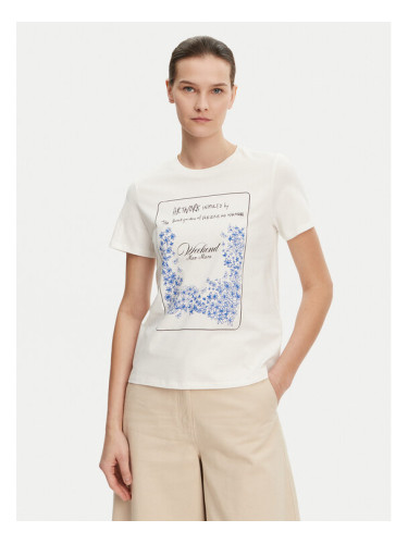 Weekend Max Mara Тишърт Teiera 2515971052 Бял Regular Fit