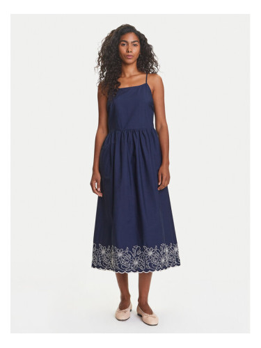 United Colors Of Benetton Лятна рокля 4KUSDV0B7 Тъмносин Regular Fit