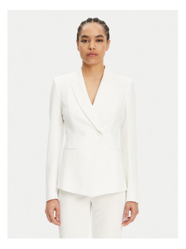Patrizia Pepe Сако 2S1528 A411 W146 Бял Regular Fit
