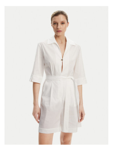 Max Mara Beachwear Гащеризон Canard 2516241019 Бял Regular Fit