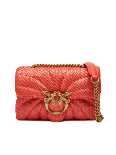 PINKO Дамска чанта Love Puff Mini PE 25 PLTT 100039 A2C8 Оранжев