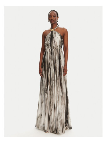 Elisabetta Franchi Лятна рокля ABR4752E2 E84 Черен Regular Fit