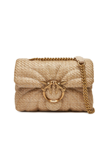 PINKO Дамска чанта Love Puff Mini PE 25 PLTT 100039 A2C8 Бежов