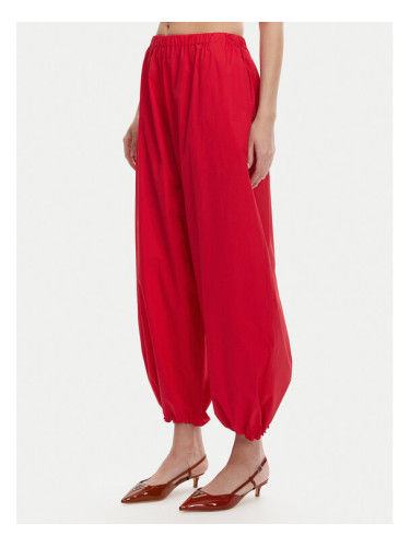 PINKO Текстилни панталони 105210 A2LD Червен Relaxed Fit