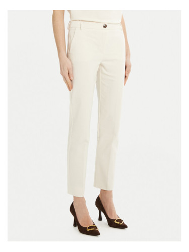 Marella Чино панталони Irlanda 2515131021 Бял Slim Fit