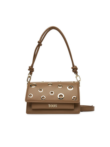 TOUS Дамска чанта Audree Eyelets 2002202943 Кафяв