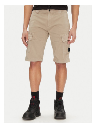 C.P. Company Шорти от плат 18CMBE116A005694G Бежов Regular Fit