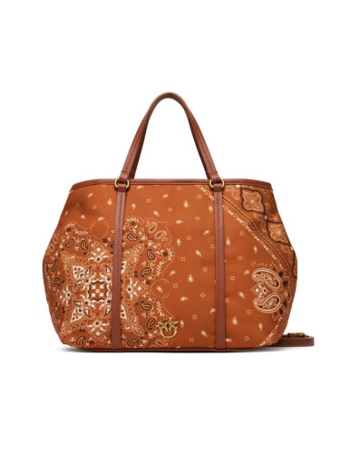 PINKO Дамска чанта Shopper Classic PE 25 PLTT 104899 A2AS Кафяв