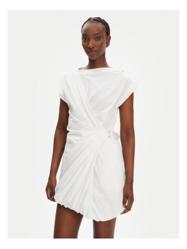 PINKO Коктейлна рокля Elliot 105215 A2LD Бял Regular Fit