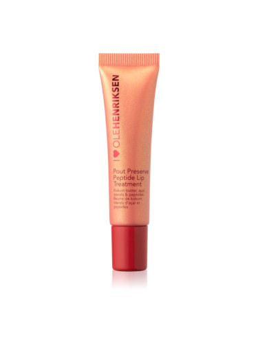 OLEHENRIKSEN Pout Preserve Peptide Lip Treatment хидратиращ блясък за устни цвят Strawberry Sorbet Glimmer 12 мл.