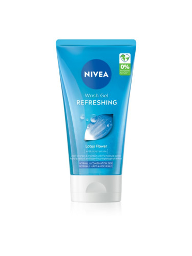 NIVEA Refreshing освежаващ почистващ гел за нормална към смесена кожа 150 мл.
