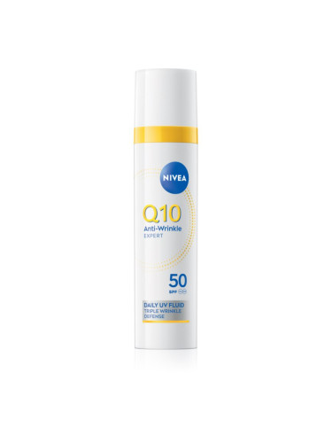 NIVEA Q10 Anti-Wrinkle ултра лек флуид SPF 50 40 мл.