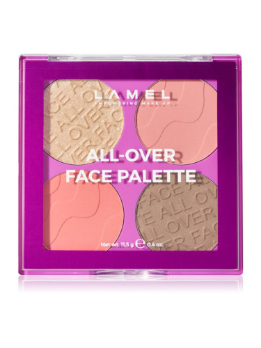 LAMEL All-Over Face Palette палитра за цялото лице цвят 01 11.5 гр.