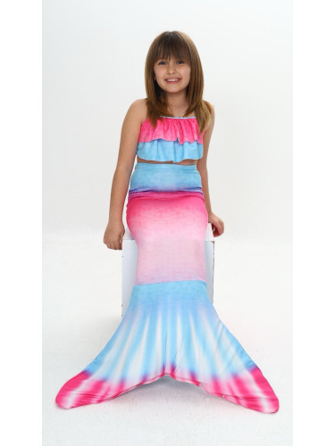 Детски бански тип русалка в преливащи цветове 432318