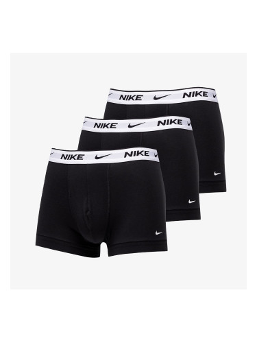 Боксерки Nike Dri-FIT Everyday Cotton Stretch Trunk 3-Pack Black/ White L