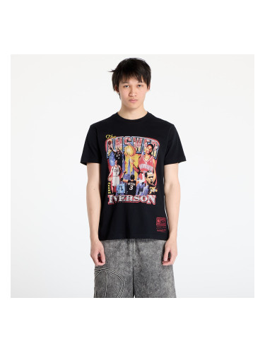 Тениска Mitchell & Ness NBA 76Ers Allen Iverson Bootleg Tee Black L