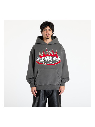 Суитшърт PLEASURES Flame Hoodie Faded Black M