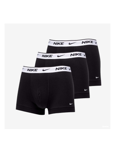 Боксерки Nike Dri-FIT Everyday Cotton Stretch Trunk 3-Pack Black/ White L