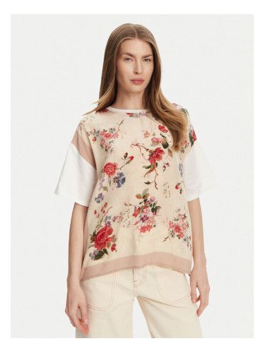 Weekend Max Mara Тишърт Pampas 2515941082 Бежов Relaxed Fit