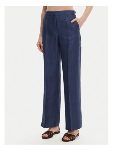 Weekend Max Mara Текстилни панталони Malizia 2515131052 Тъмносин Regular Fit