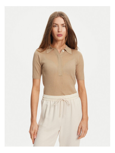 Marella Пуловер Torbole 2513361145 Бежов Slim Fit