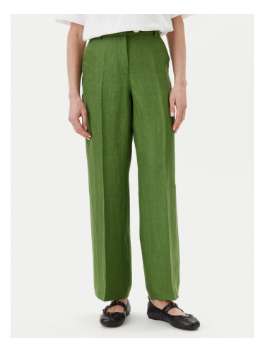 Weekend Max Mara Текстилни панталони Malizia 2515131052 Зелен Regular Fit