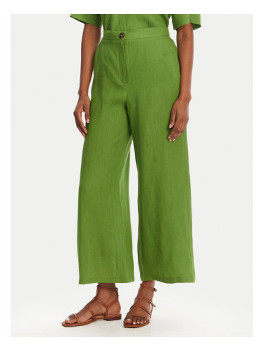 Marella Панталони тип кюлоти Silvana 2515131022 Зелен Regular Fit