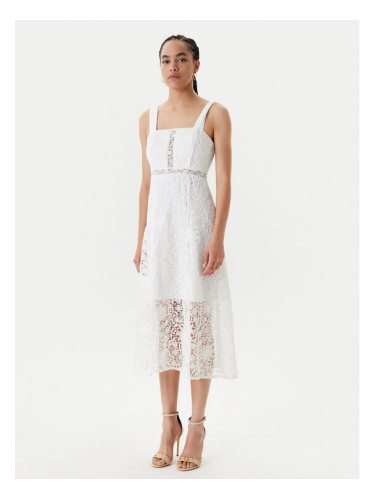 Morgan Коктейлна рокля 251-ROVIDA Бял Regular Fit